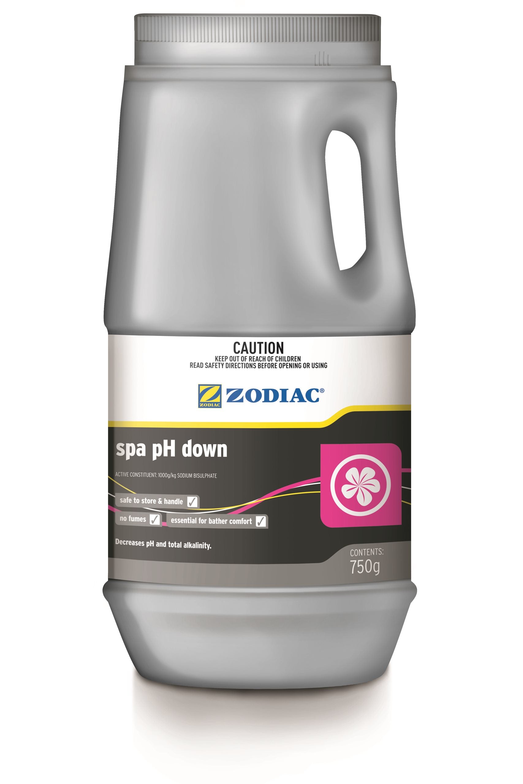 Zodiac Spa pH Down 750g Zodiac Spa pH Down 750g